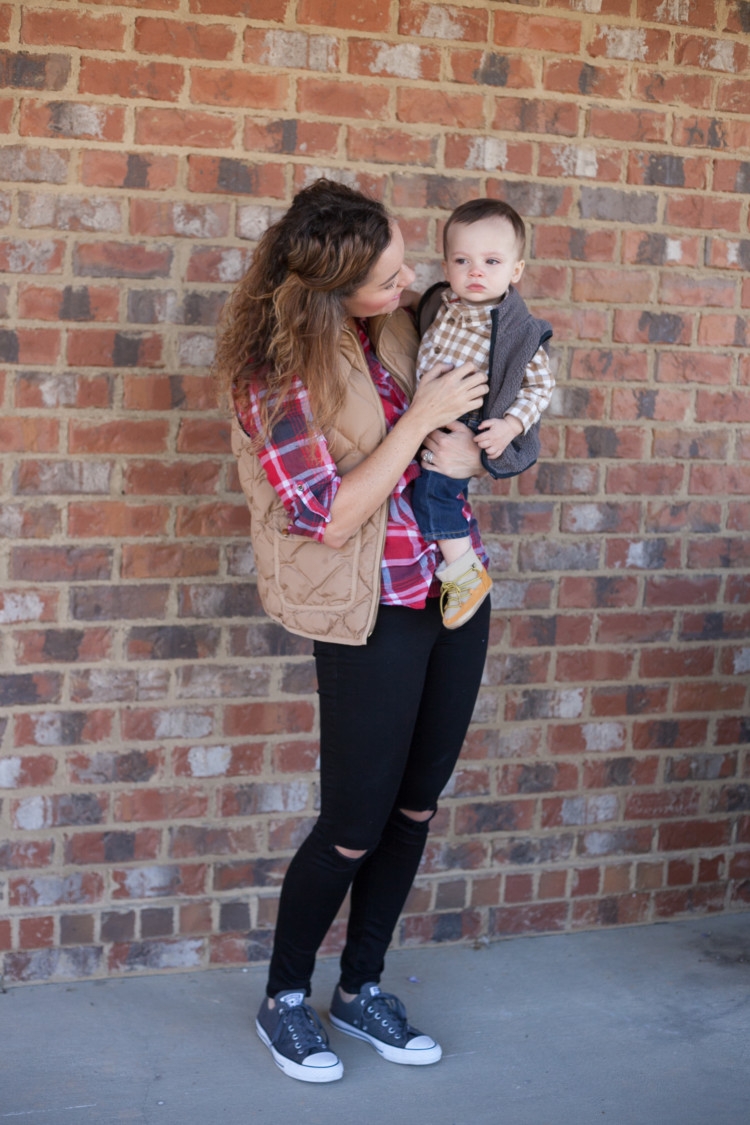 Mom and Baby Fall Style from Heather Brown of My Life Well Loved || Baby fall style || Mom fall style || Mom winter fashion