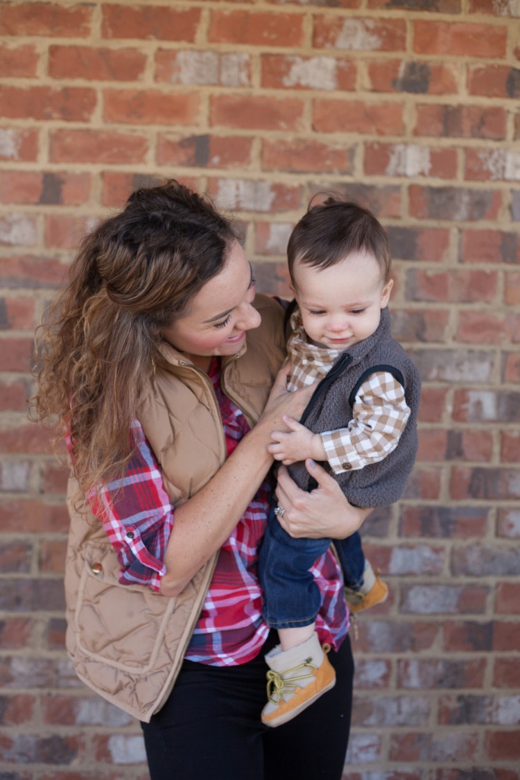 Mom and Baby Fall Style from Heather Brown of My Life Well Loved || Baby fall style || Mom fall style || Mom winter fashion