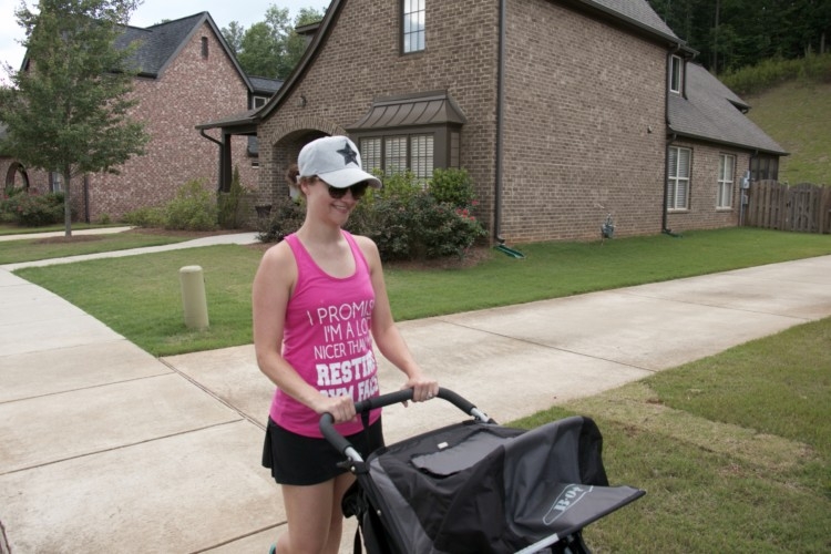 Fitness Q&A with Heather Brown of MyLifeWellLoved.com // Jogging Stroller // Bob stroller and running