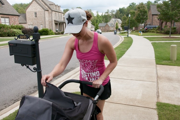 Fitness Q&A with Heather Brown of MyLifeWellLoved.com // Jogging Stroller // Bob stroller and running