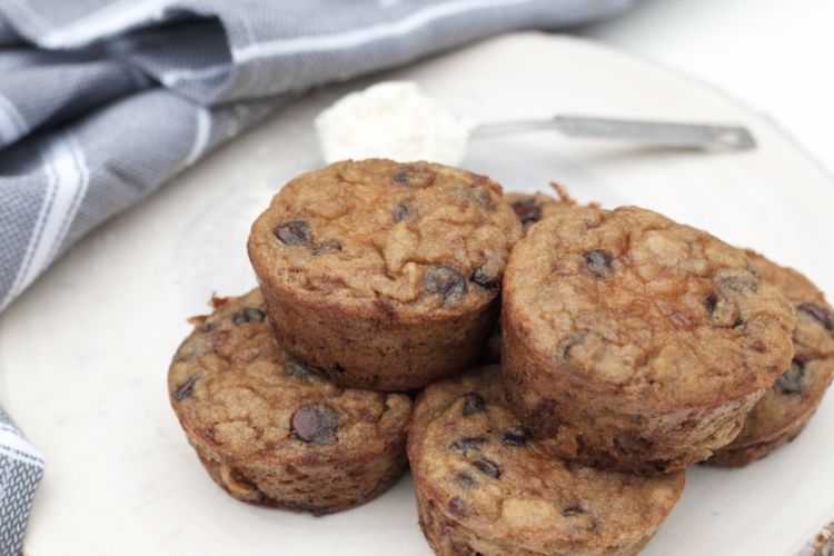 Paleo Chocolate Chip Muffins from Heather Brown of My Life Well Loved - Halloween Tricks and Treats: Paleo Chocolate Chip Muffins by Alabama foodie blogger My Life Well Loved