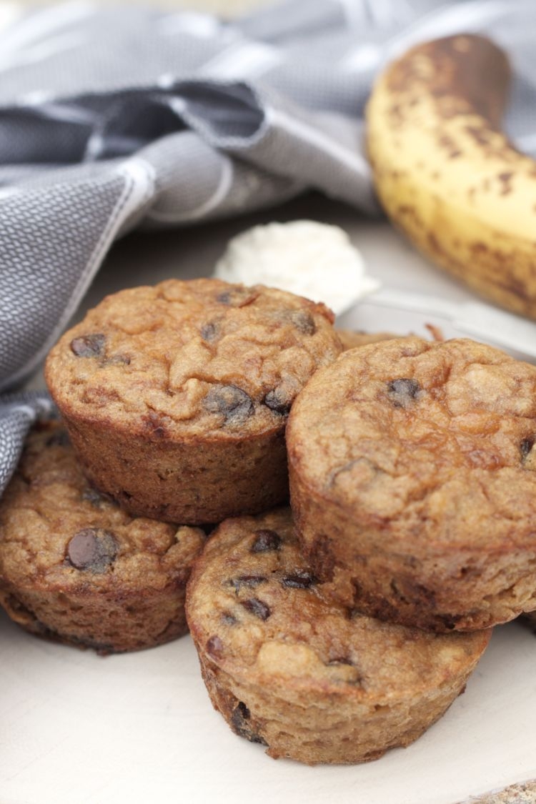 Paleo Chocolate Chip Muffins from Heather Brown of My Life Well Loved - Halloween Tricks and Treats: Paleo Chocolate Chip Muffins by Alabama foodie blogger My Life Well Loved