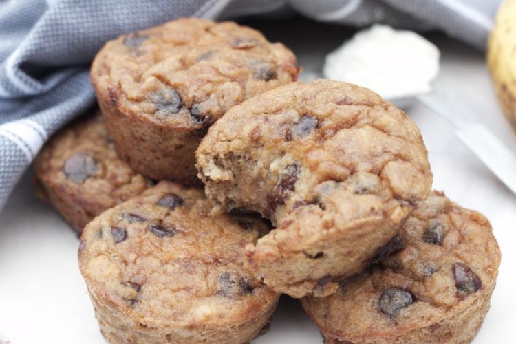 Paleo Chocolate Chip Muffins from Heather Brown of My Life Well Loved - Halloween Tricks and Treats: Paleo Chocolate Chip Muffins by Alabama foodie blogger My Life Well Loved