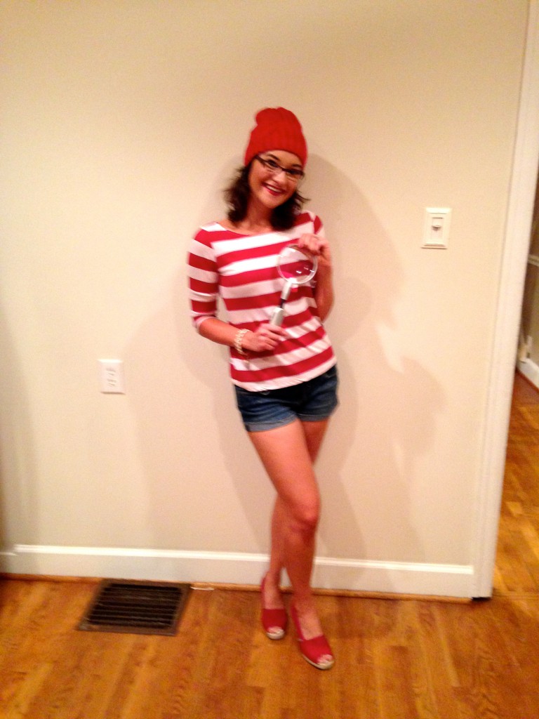 Where's Waldo Costume DIY - DIY Where's Wenda Costume by Alabama lifestyle blogger My Life Well Loved