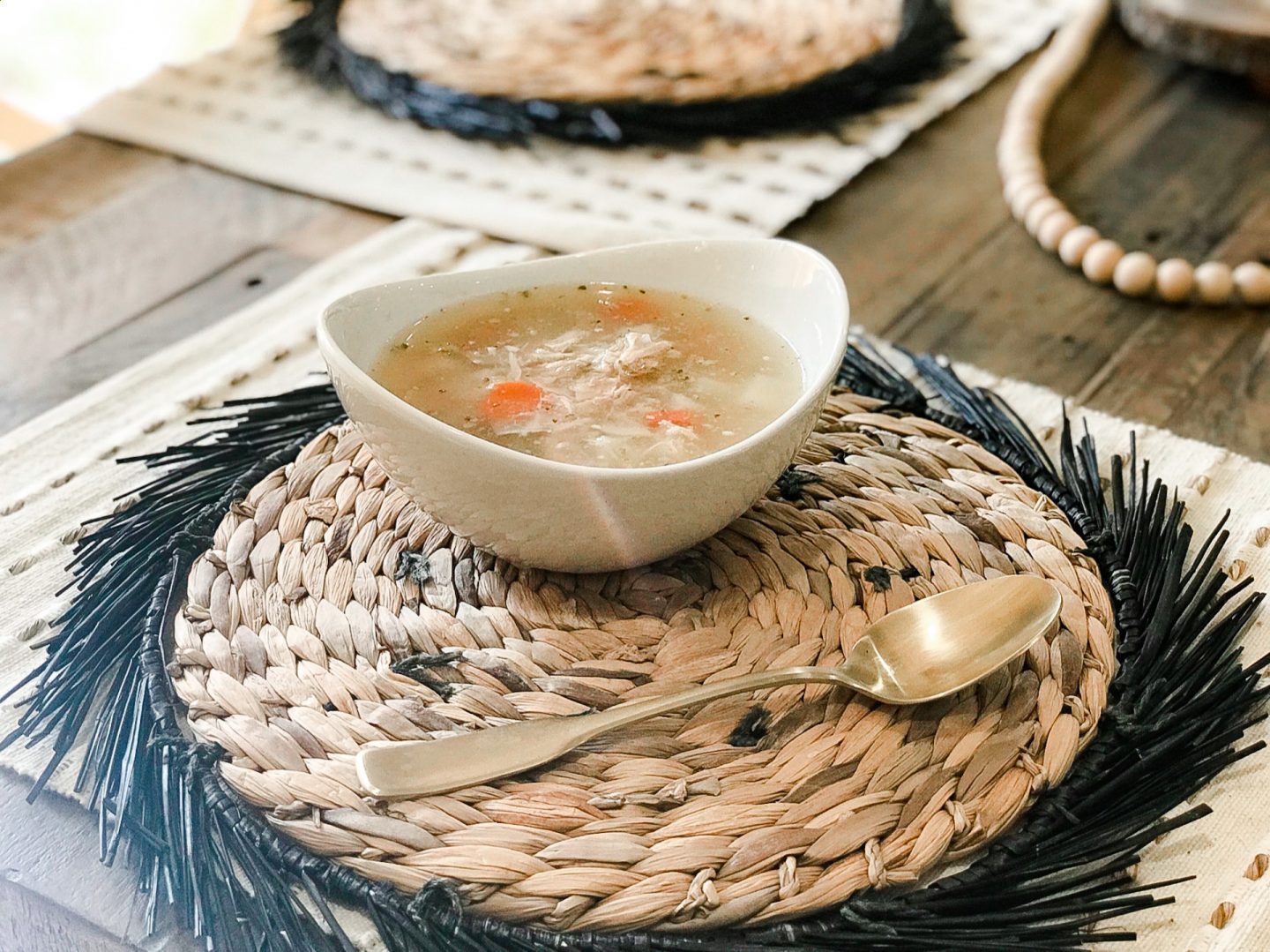 Comforting Paleo Chicken Soup by Alabama Food + Healthy Lifestyle blogger, Heather Brown // My Life Well Loved