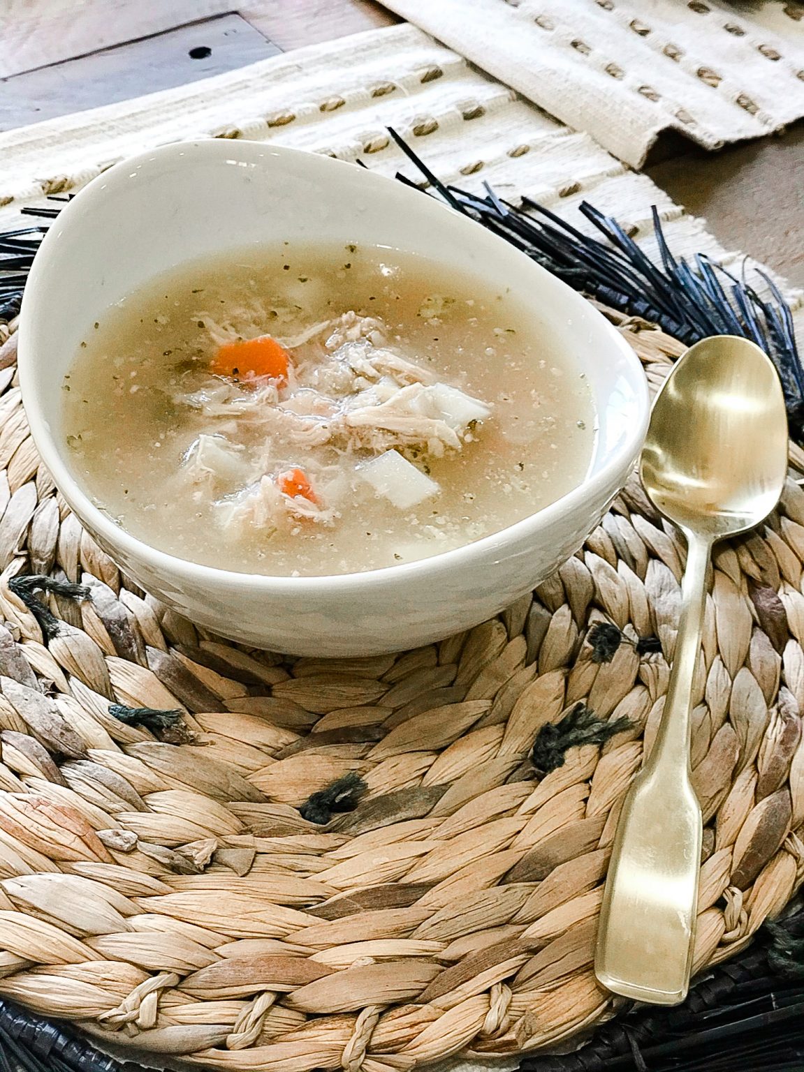 Paleo Chicken Soup (Easy & Comforting!) - Healthy By Heather Brown