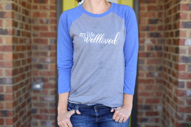 Baseball Tee styled by Alabama Blogger Heather of My Life Well Loved // baseball t-shirt mom style