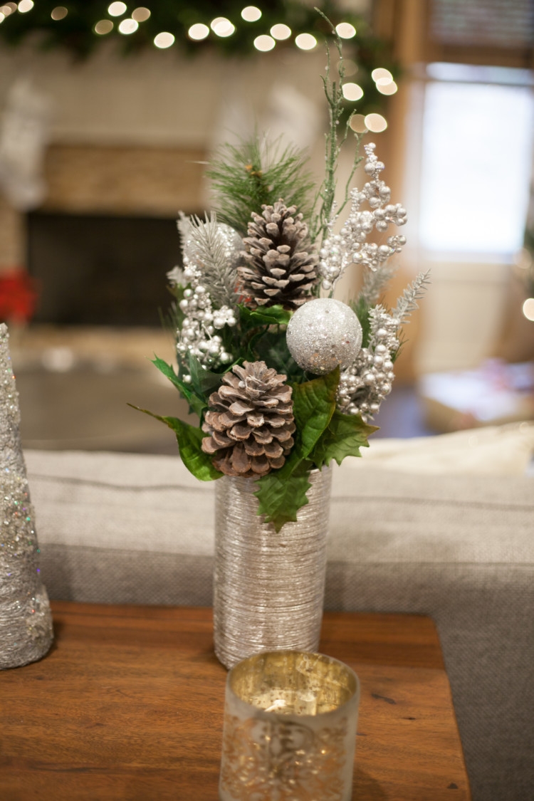 Silver and White Christmas Decor || Kid-friendly Christmas decor || Simple tips on decorating with kid-friendly Christmas decor. Your home and Christmas tree can be beautiful and kid-friendly at the same time! Christmas safety tips with kids. Christmas safety. || decorating for Christmas with kids || kid friendly Christmas tree || how to kid proof your Christmas tree || Heather Brown from My Life Well Loved 