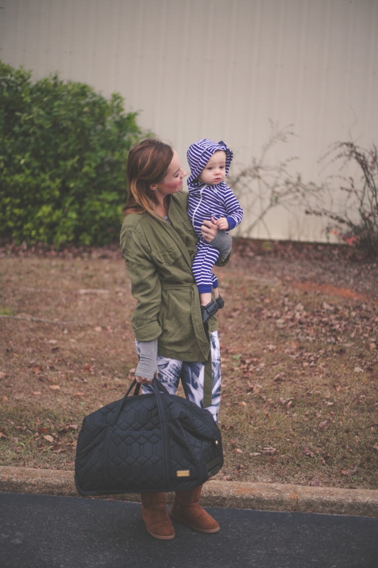 Baby Travel Tips: The motherload of traveling tips for a toddler or baby// travel tips with toddler // from Heather Brown of MyLifeWellLoved.com // Cinda B Bags - 14 Awesome Tips For Traveling With Baby by Alabama mom blogger My Life Well Loved