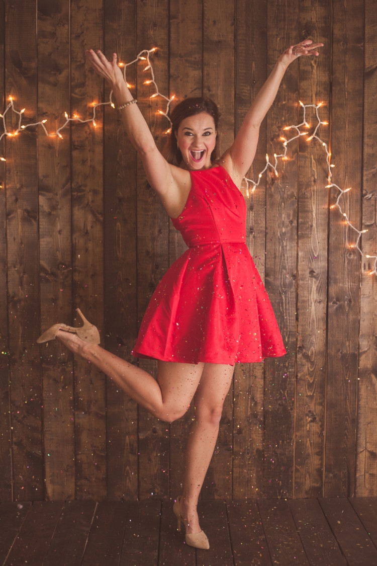 Red Party Dress || Christmas Dress || New Year's Eve Dress from MyLifeWellLoved.com