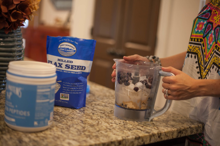 My Life Well Loved: Blueberry Peanut Butter Smoothie