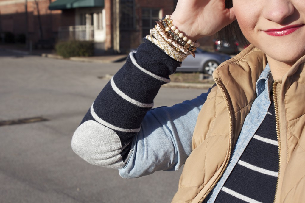 Winter Layers and Stacks of bracelets