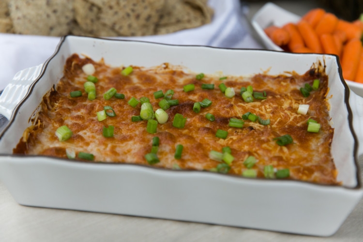 Delicious & Lightened Up BBQ Chicken Dip by Alabama health blogger My Life Well Loved // Football Tailgate recipe // Barbecue Chicken Dip Appetizer // Appetizer Recipe // Tailgating Set Up