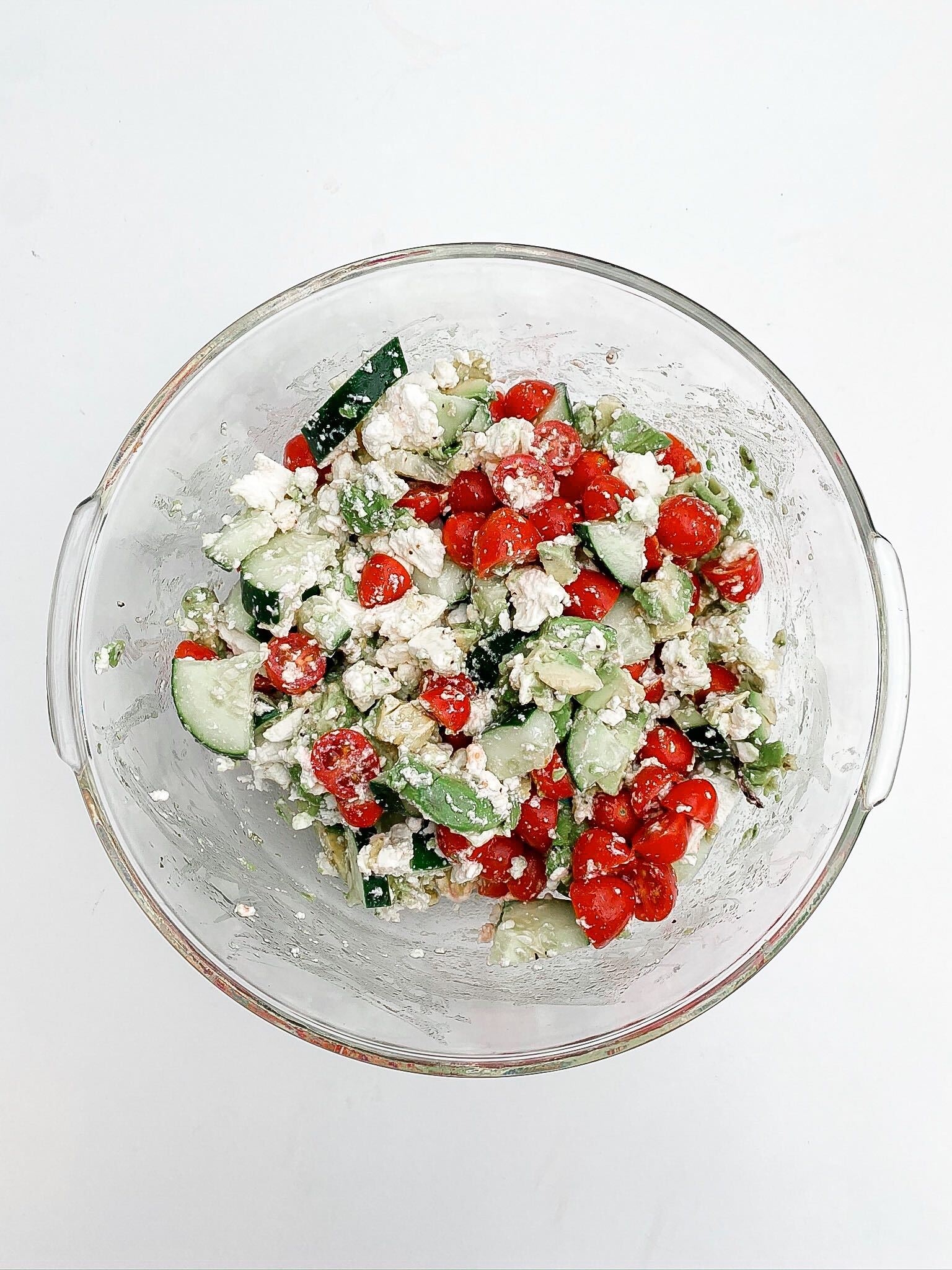 Avocado Cucumber Tomato Salad by Alabama Food + Health blogger, Heather Brown // My Life Well Loved