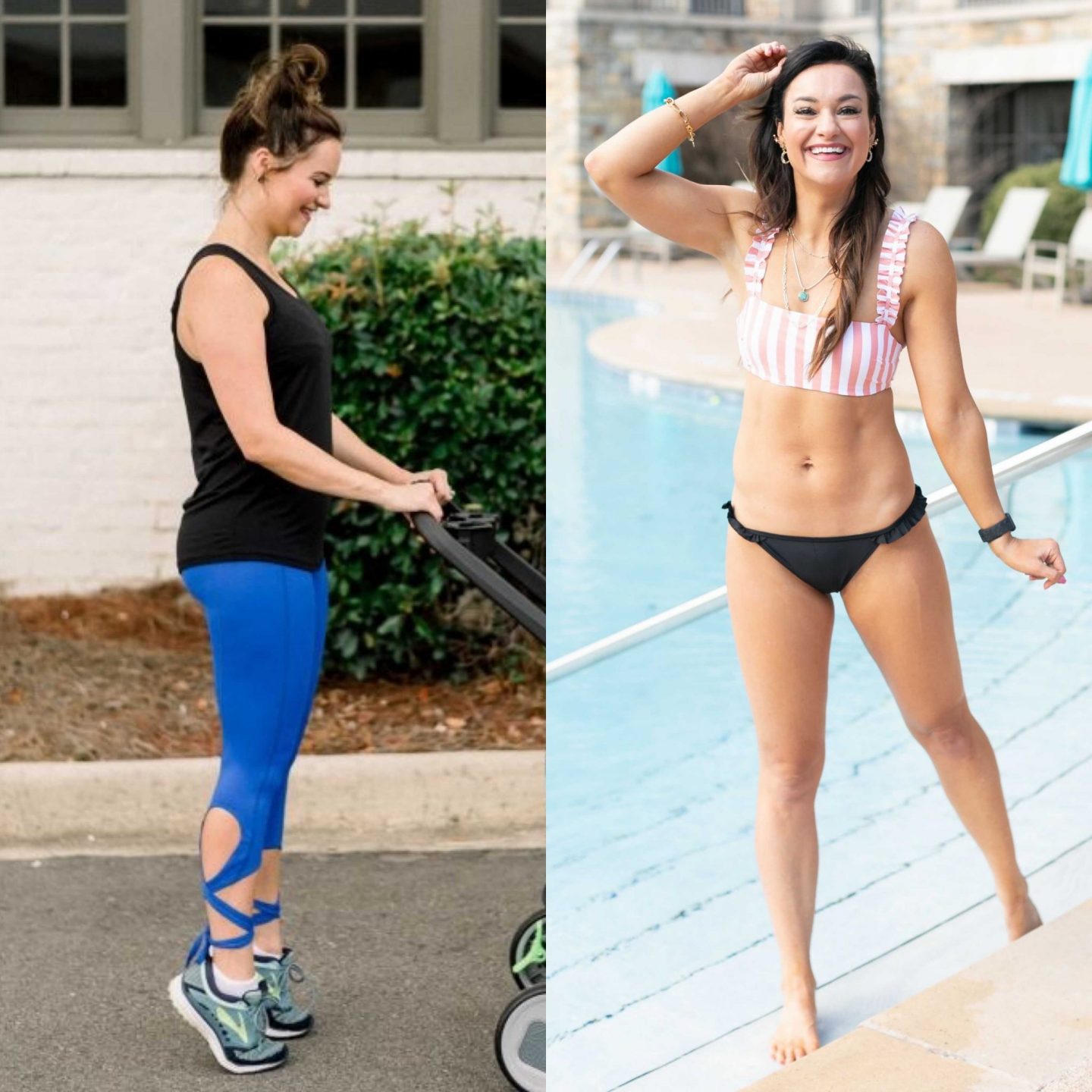 Before and after of FASTer Way To Fat Loss 