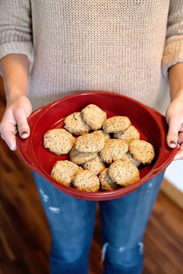 Paleo Hazelnut Cookies from Heather Brown of MyLifeWellLoved.com // healthy breakfast cookie recipe mom will approve! // whole30 cookie recipe