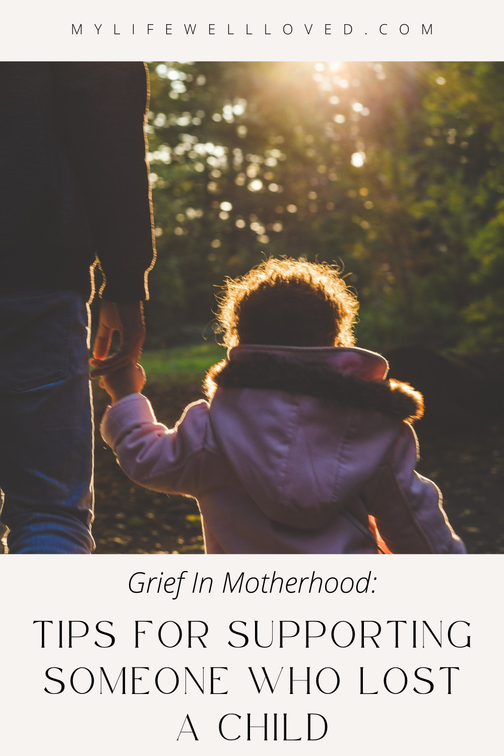 Christian Birmingham podcaster, boy mom, & health coach, Heather Brown from My Life Well Loved, shares tips for navigating grief in motherhood and tips for supporting someone who lost a child.