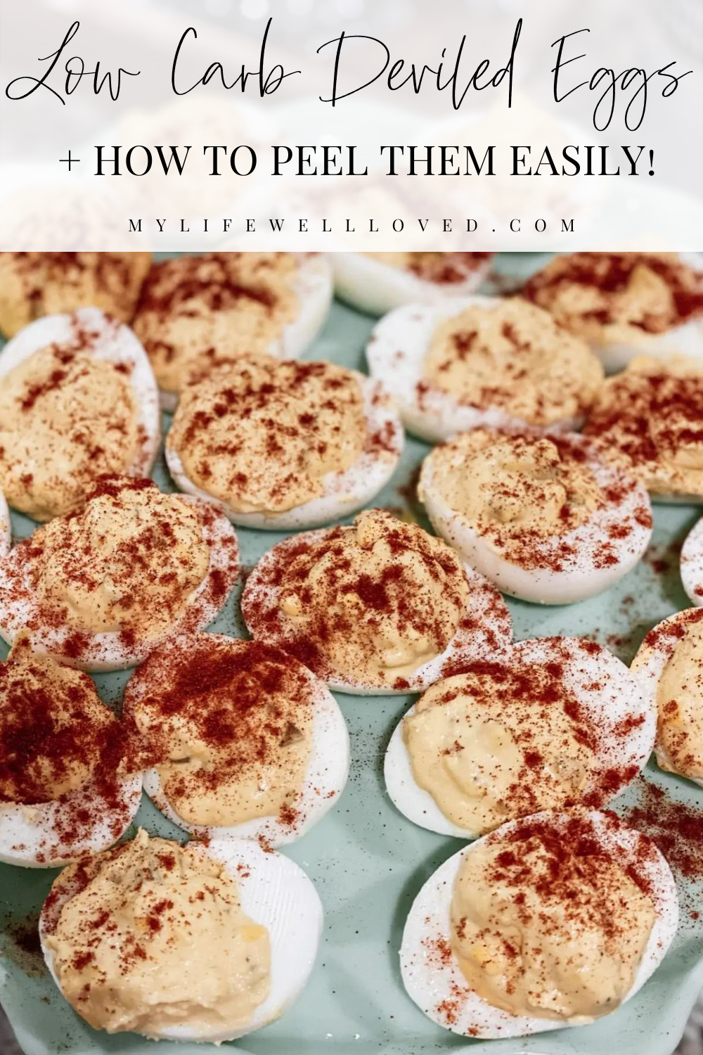 Healthy Snacks: Low Carb Keto Deviled Eggs Recipe by Alabama healthy living + food blogger, Heather Brown // My Life Well Loved