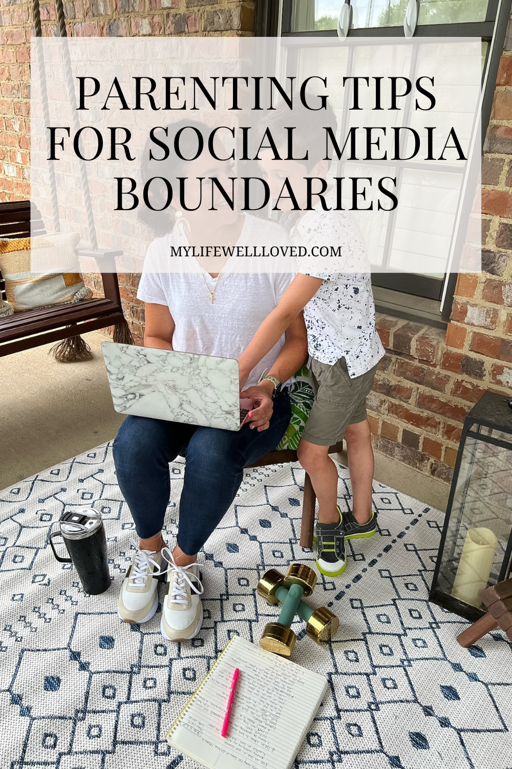 Christian Birmingham podcaster, boy mom, & health coach, Heather Brown, shares parenting tips for social media boundaries in today's digital world.