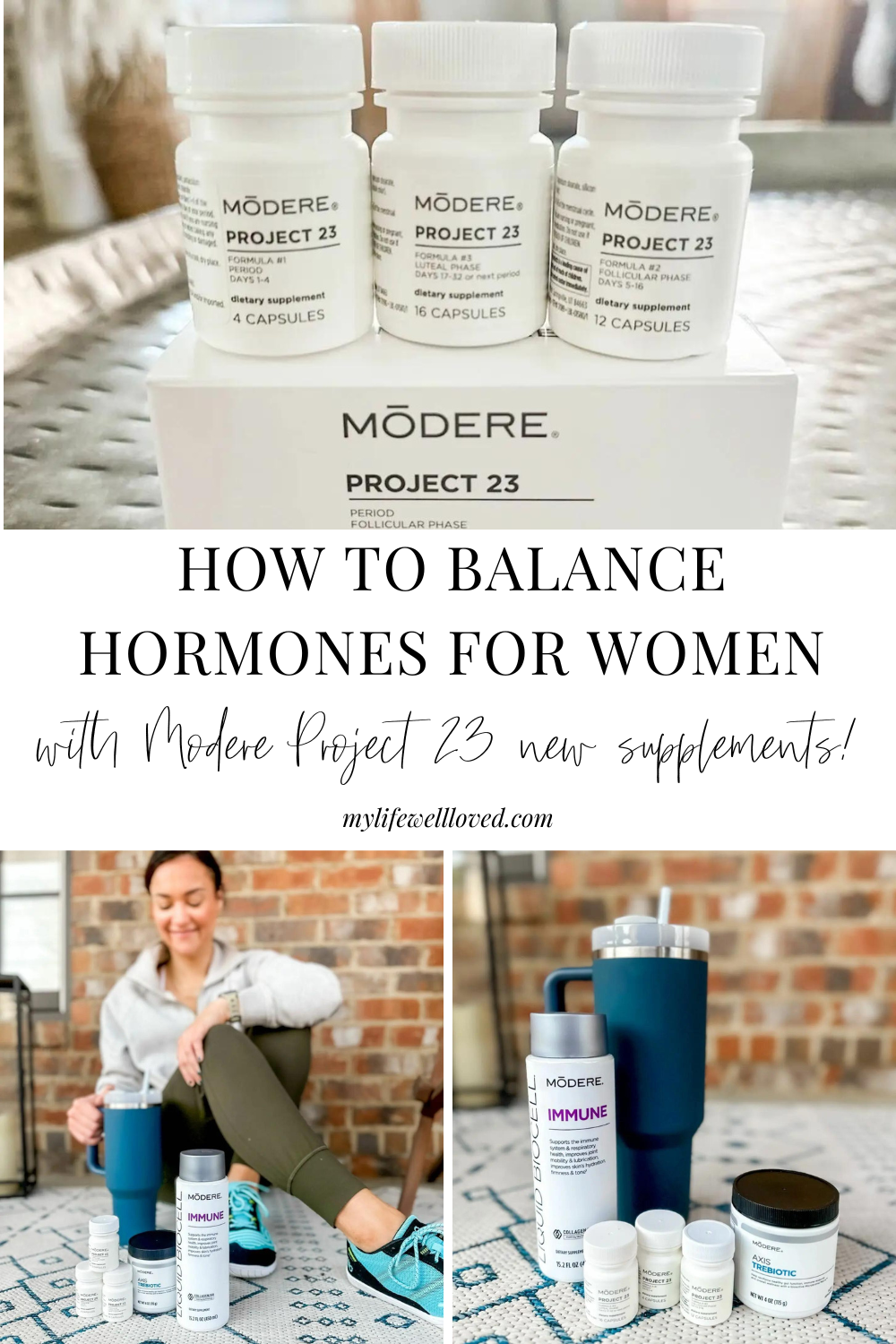 Christian Birmingham podcaster, boy mom, & health coach, Heather Brown, shares how to balance hormones with Modere's newest Ova hormone product for perimenopause, menopause, and periods. 