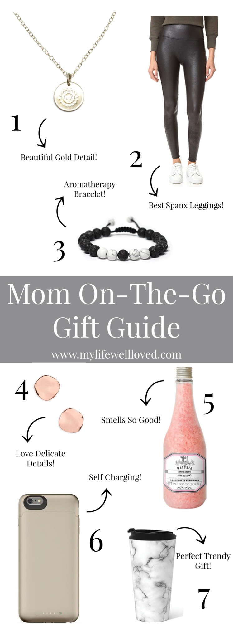 Mom on the Go Gift Guide from Alabama blogger Heather of MyLifeWellLoved.com // mom gift guide // gift guide for her // gift guide for the girl who has everything