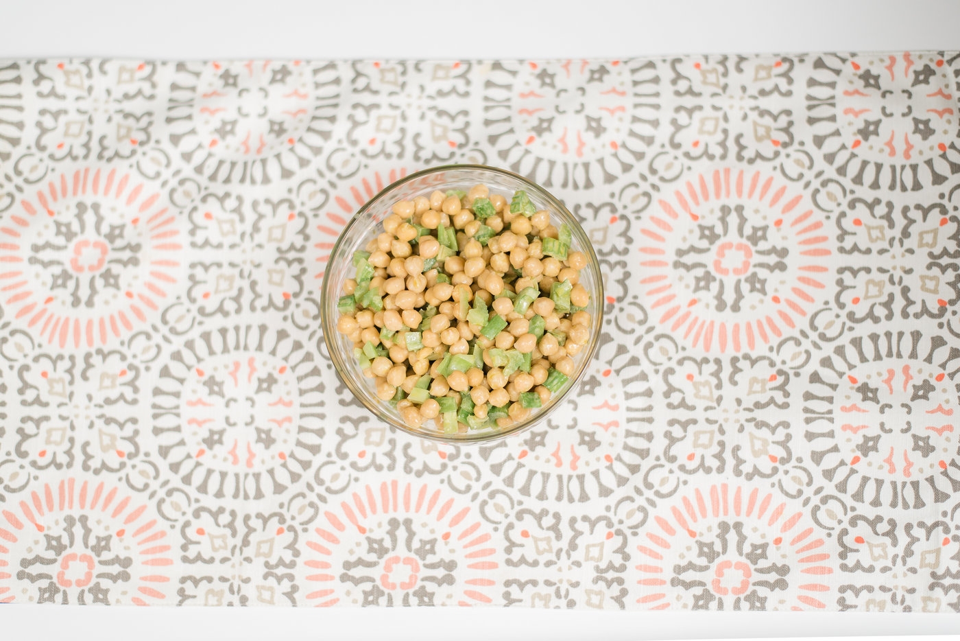 Simple Chickpea Salad by Alabama Life + Style blogger, Heather Brown // My Life Well Loved