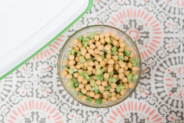 Simple Chickpea Salad by Alabama Life + Style blogger, Heather Brown // My Life Well Loved