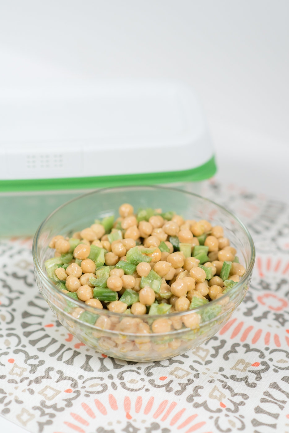 Simple Chickpea Salad by Alabama Life + Style blogger, Heather Brown // My Life Well Loved