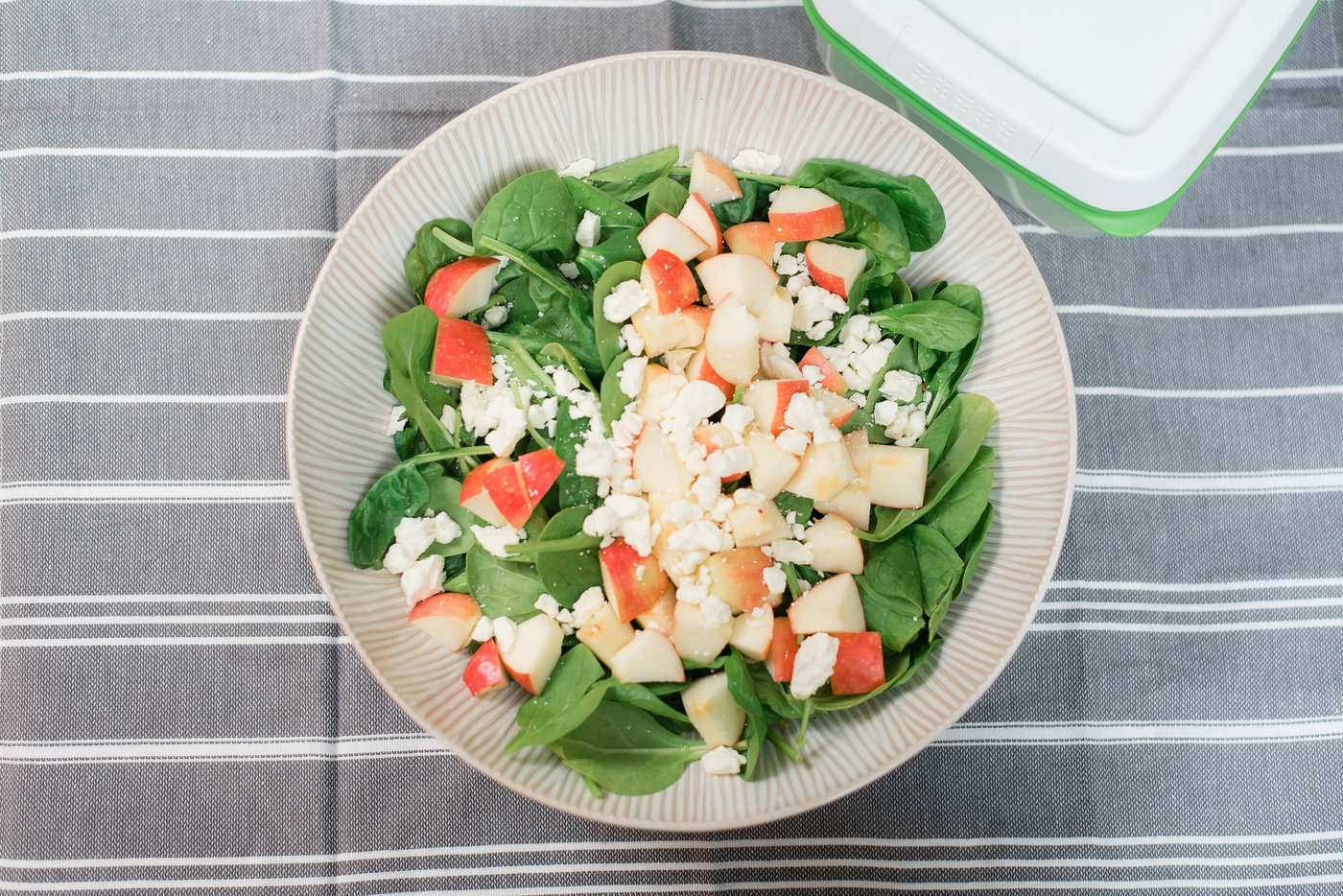 Green Apple And Spinach Salad by Alabama Health + Food blogger, Heather Brown // My Life Well Loved