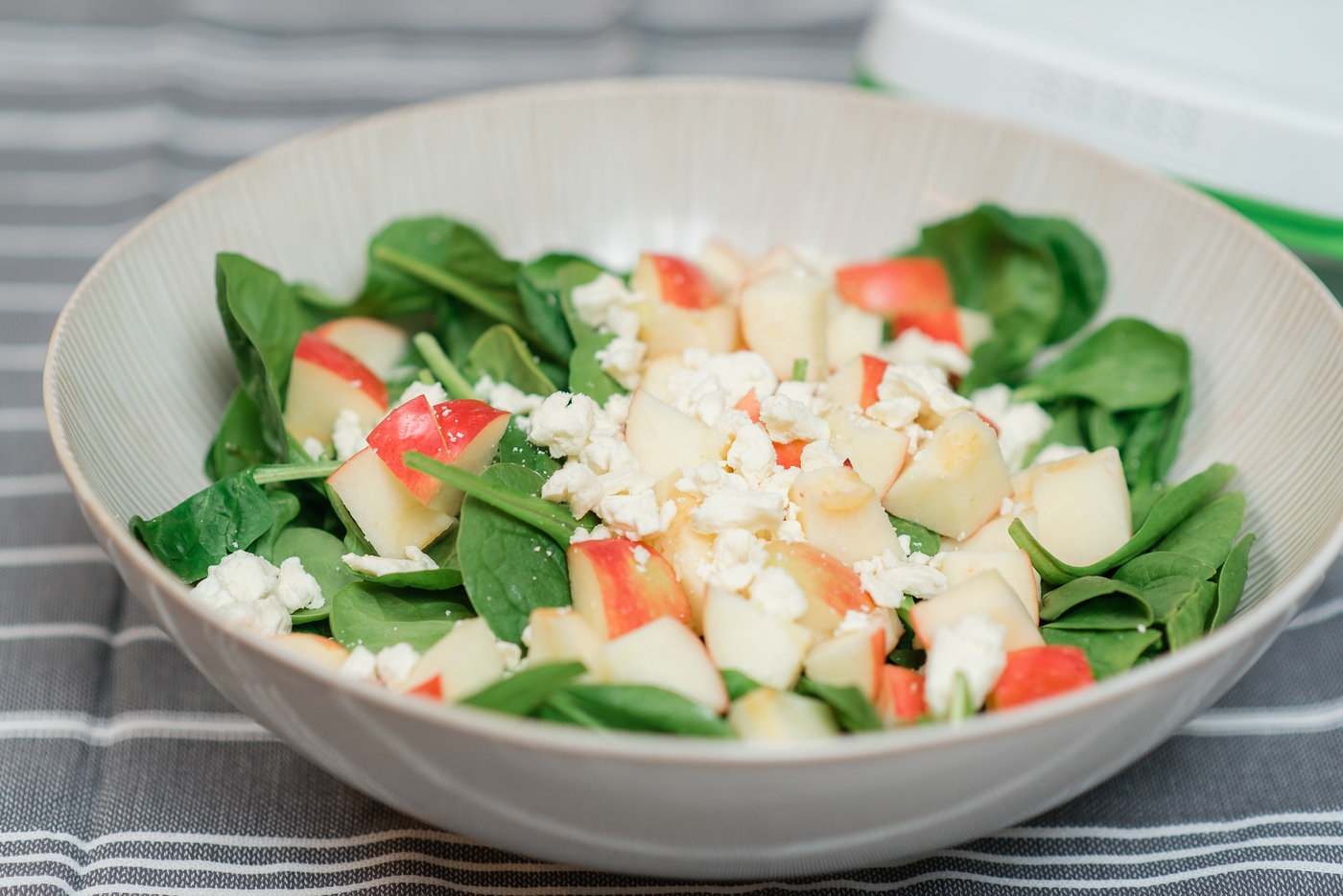 Green Apple And Spinach Salad by Alabama Health + Food blogger, Heather Brown // My Life Well Loved