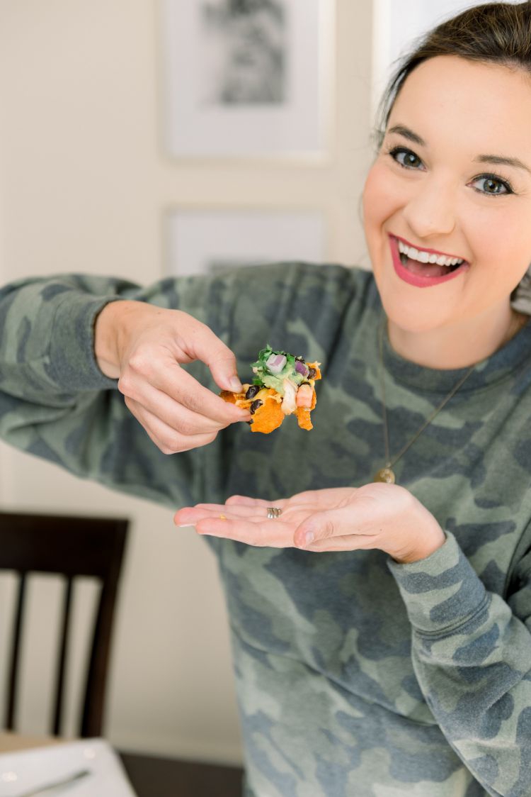 Loaded Healthy Sweet Potato Nacho Recipe #paleo