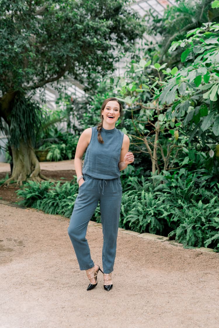 Blogger, Heather Brown at My Life Well Loved shares her tips on how to wear a jumpsuit this Spring // #springfashion #jumpsuits #howtowearajumpsuit #spring2019trends