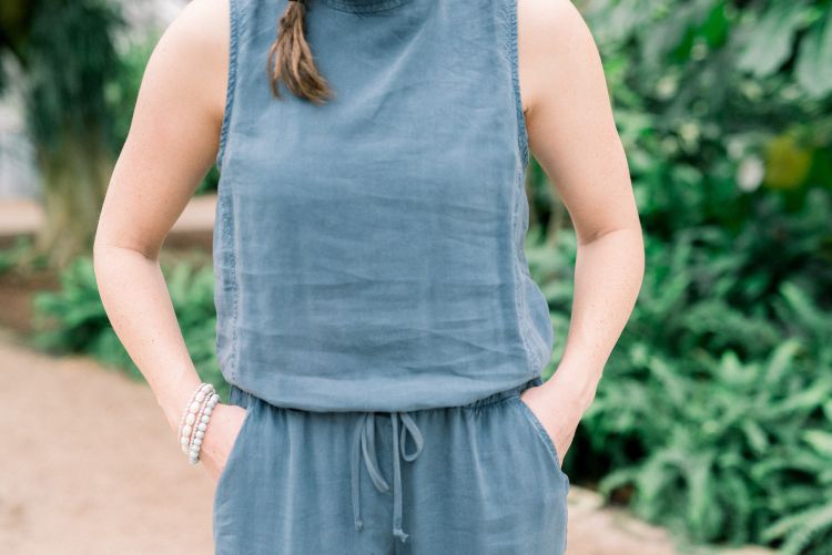 Blogger, Heather Brown at My Life Well Loved shares her tips on how to wear a jumpsuit this Spring // #springfashion #jumpsuits #howtowearajumpsuit #spring2019trends