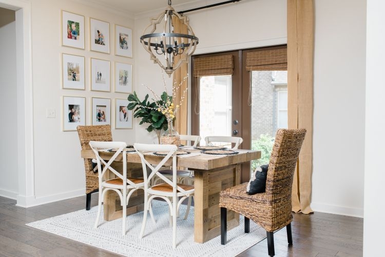 A gorgeous dining room makeover by Alabama life + style blogger, Heather Brown // My Life Well Loved