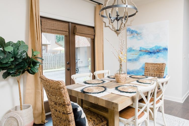 A gorgeous dining room makeover by Alabama life + style blogger, Heather Brown // My Life Well Loved