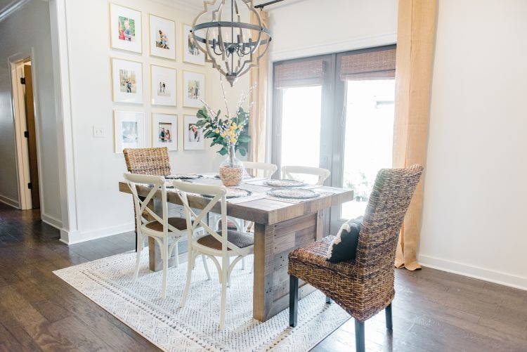 A gorgeous dining room makeover by Alabama life + style blogger, Heather Brown // My Life Well Loved