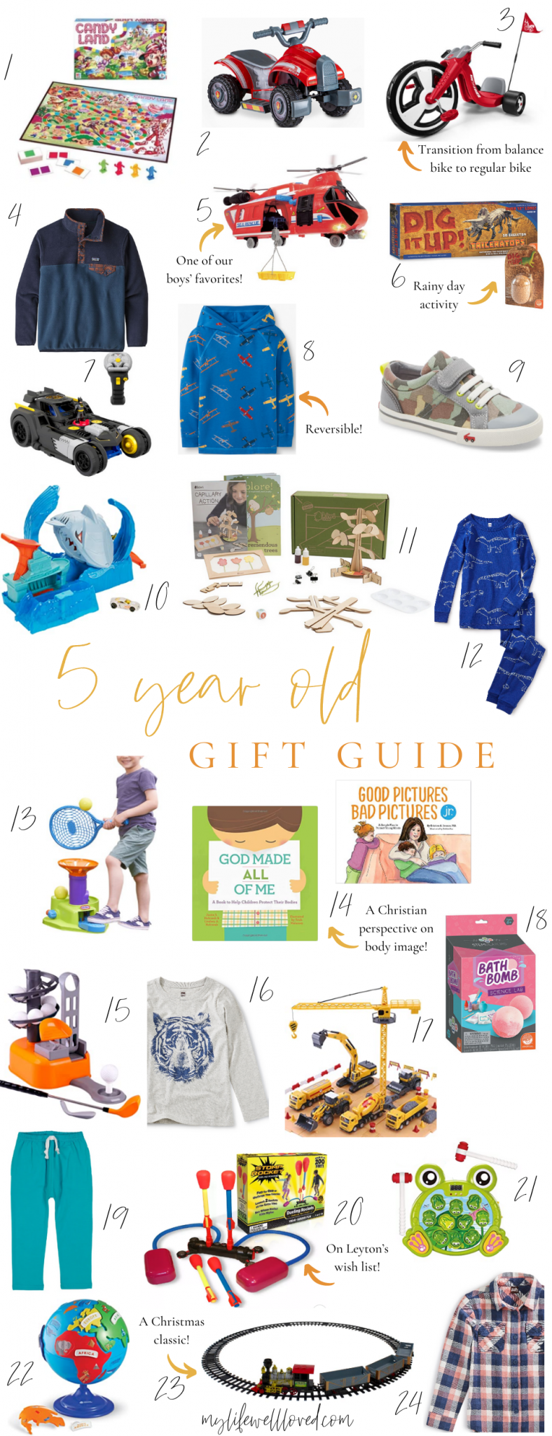 birthday gifts for 5 year old boy