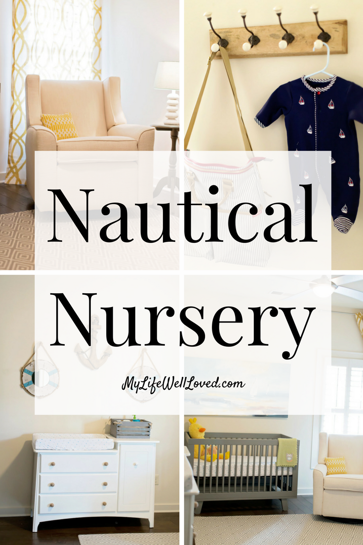 Nautical Nursery Decor // My Life Well Loved