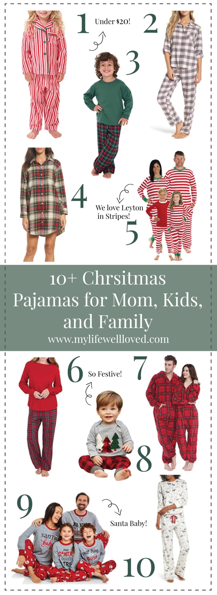 Matching Pajamas | Holiday Pajamas | Mom and Son | Christmas Pjs featured by top Birmingham lifestyle blog My Life Well Loved