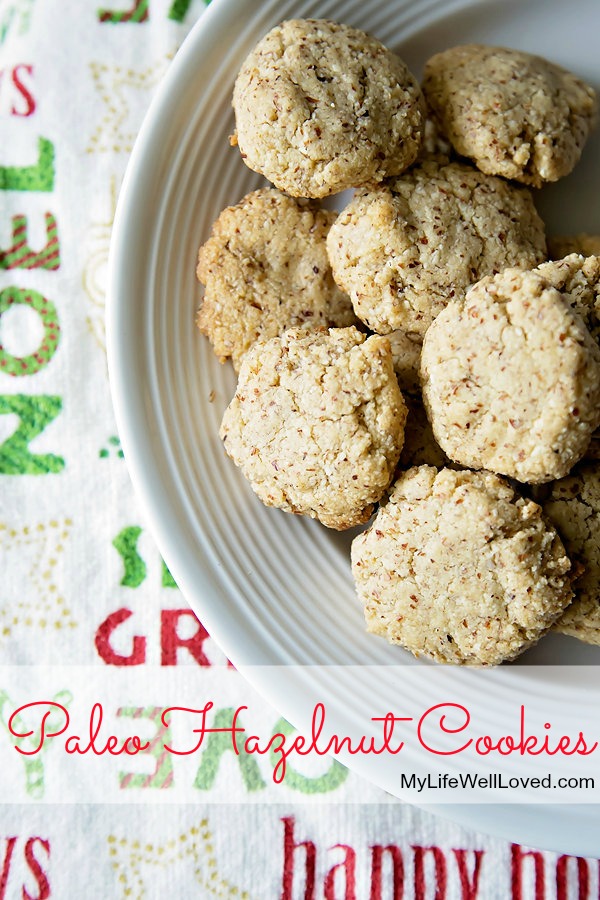 Paleo Hazelnut Cookies from Heather Brown of MyLifeWellLoved.com // healthy breakfast cookie recipe mom will approve! // whole30 cookie recipe