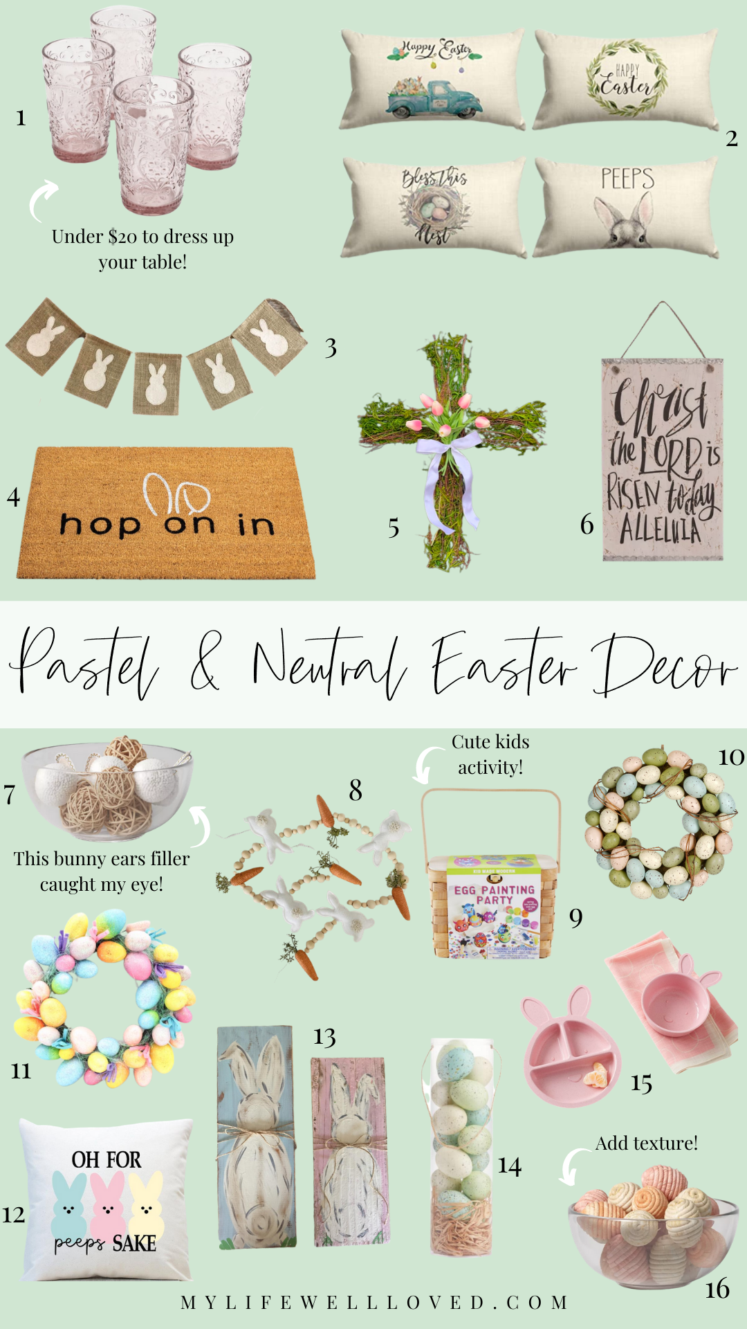 Target Easter Decor Favorites by Alabama Home + Lifestyle blogger, Heather Brown // My Life Well Loved