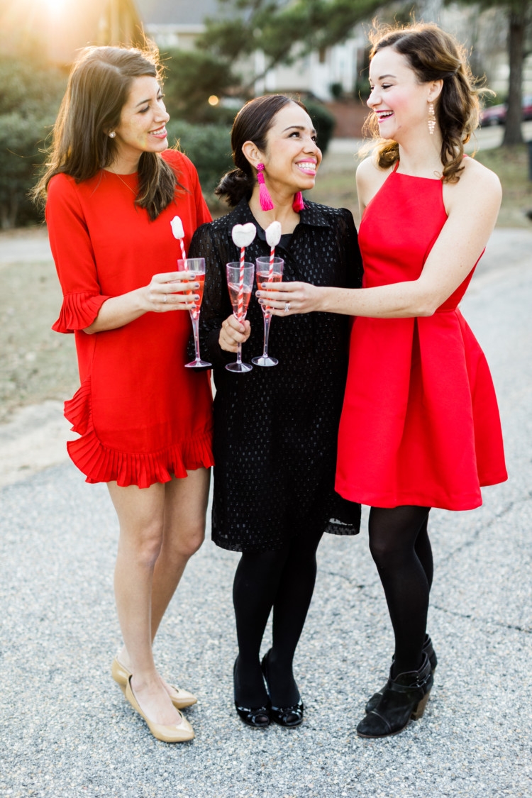 Moms Night In Party Ideas // Galentine's Day Girlfriends Night In Idea from Heather of MyLifeWellLoved.com