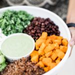 Superfood Salad with Cilantro Avocado Dressing