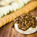 Baked Brie with Whiskey Pecan Sauce