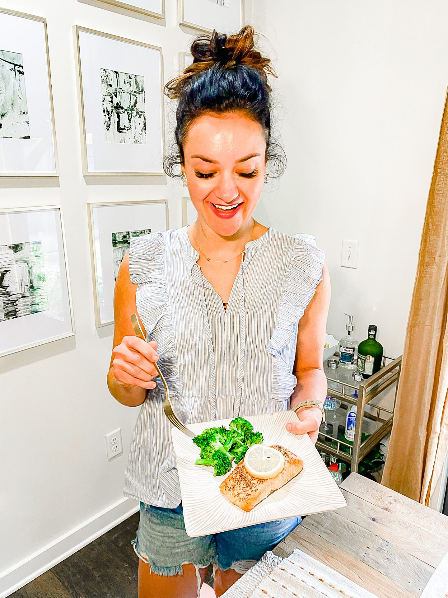 Mom + health blogger, My Life Well Loved, shares her clean eating salmon recipe.