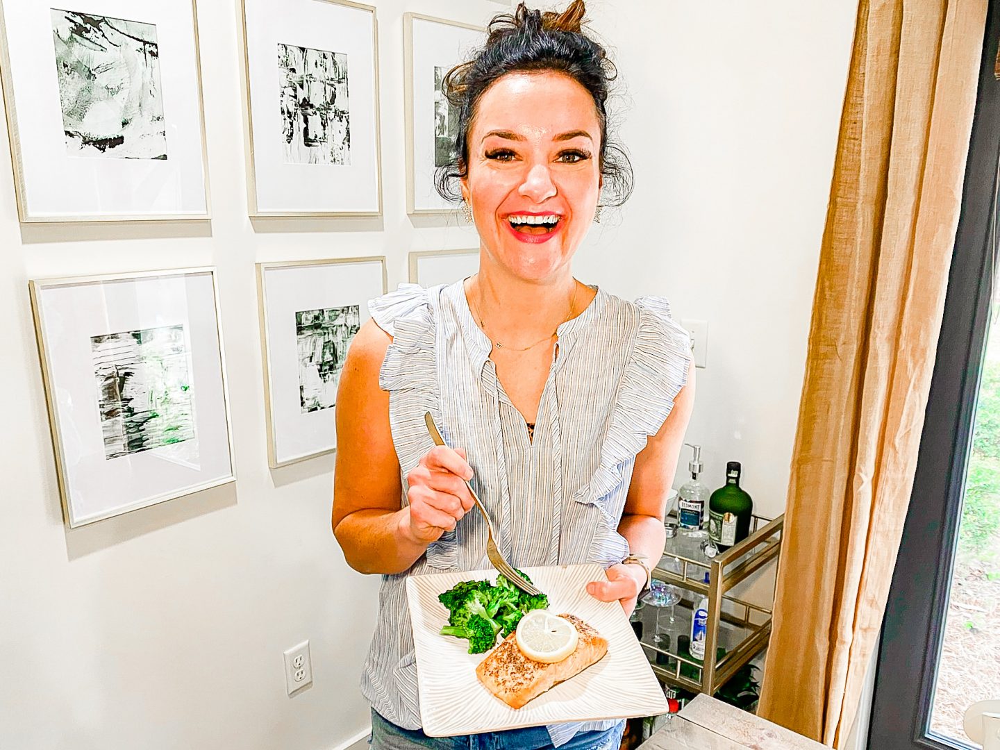 Mom + health blogger, My Life Well Loved, shares her clean eating salmon recipe.