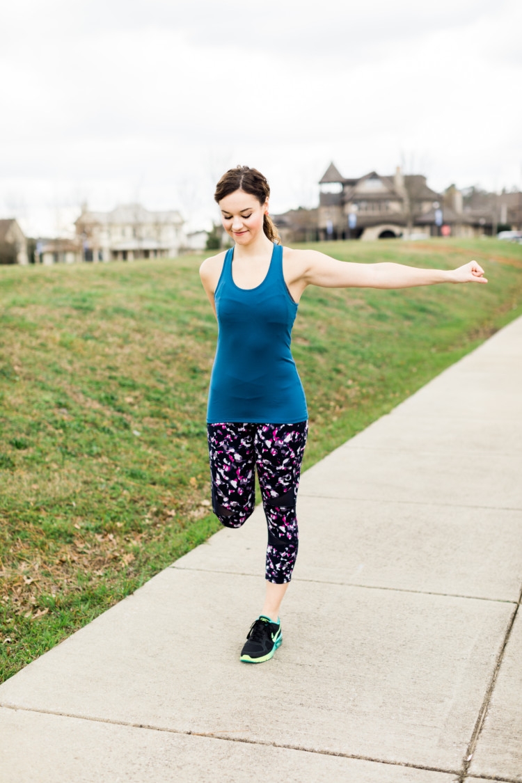 Paleo Challenge: Athleisure + Stretching: Yummie Athletic Wear from Heather of MyLifeWellLoved.com