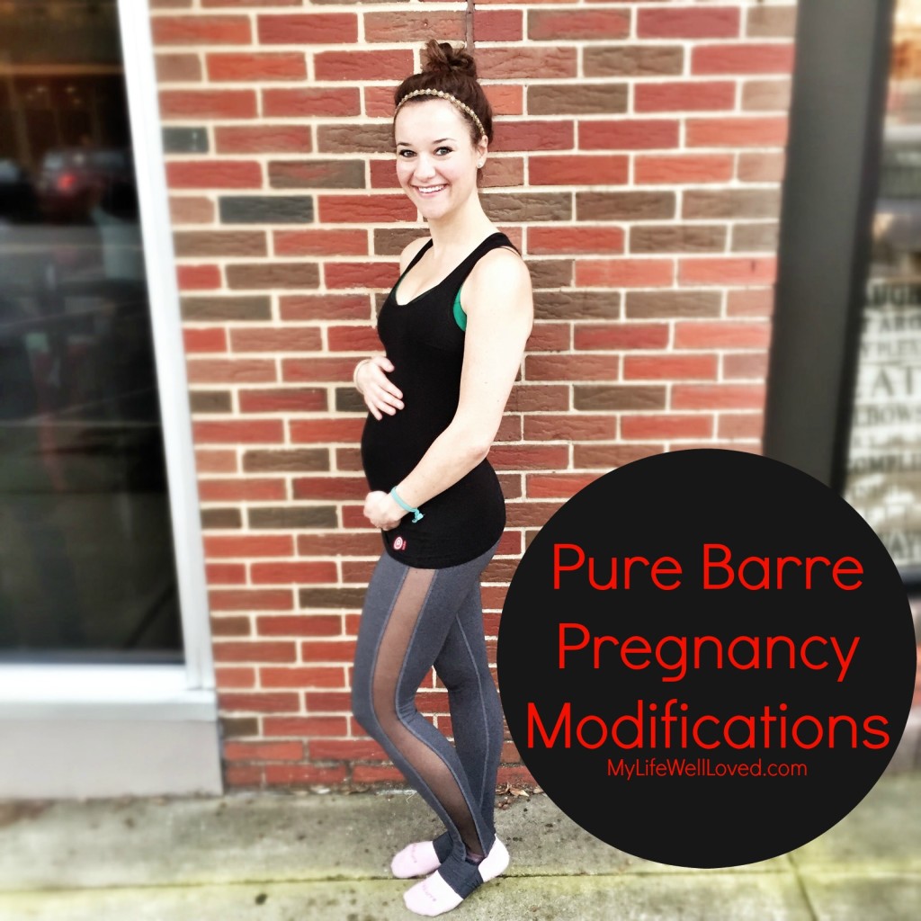 Pure Barre Workout Pregnancy Modifications by Birmingham AL lifestyle blogger Heather of My Life Well Loved