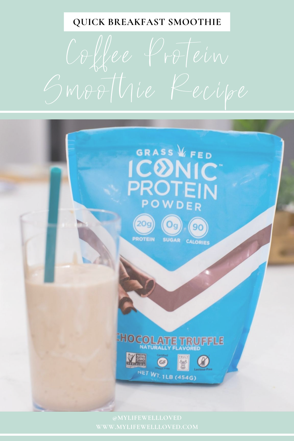 Coffee Protein Smoothie Recipe by Alabama Mom + Lifestyle blogger, Heather Brown // My Life Well Loved
