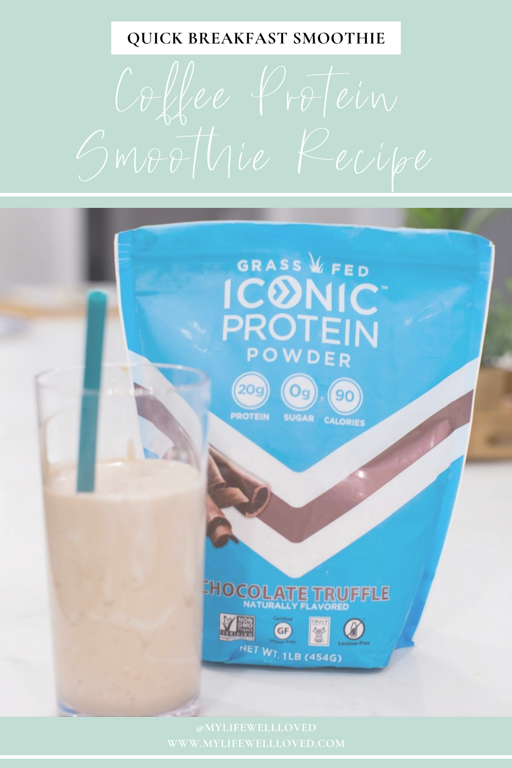 Coffee Protein Smoothie Recipe Healthy By Heather Brown